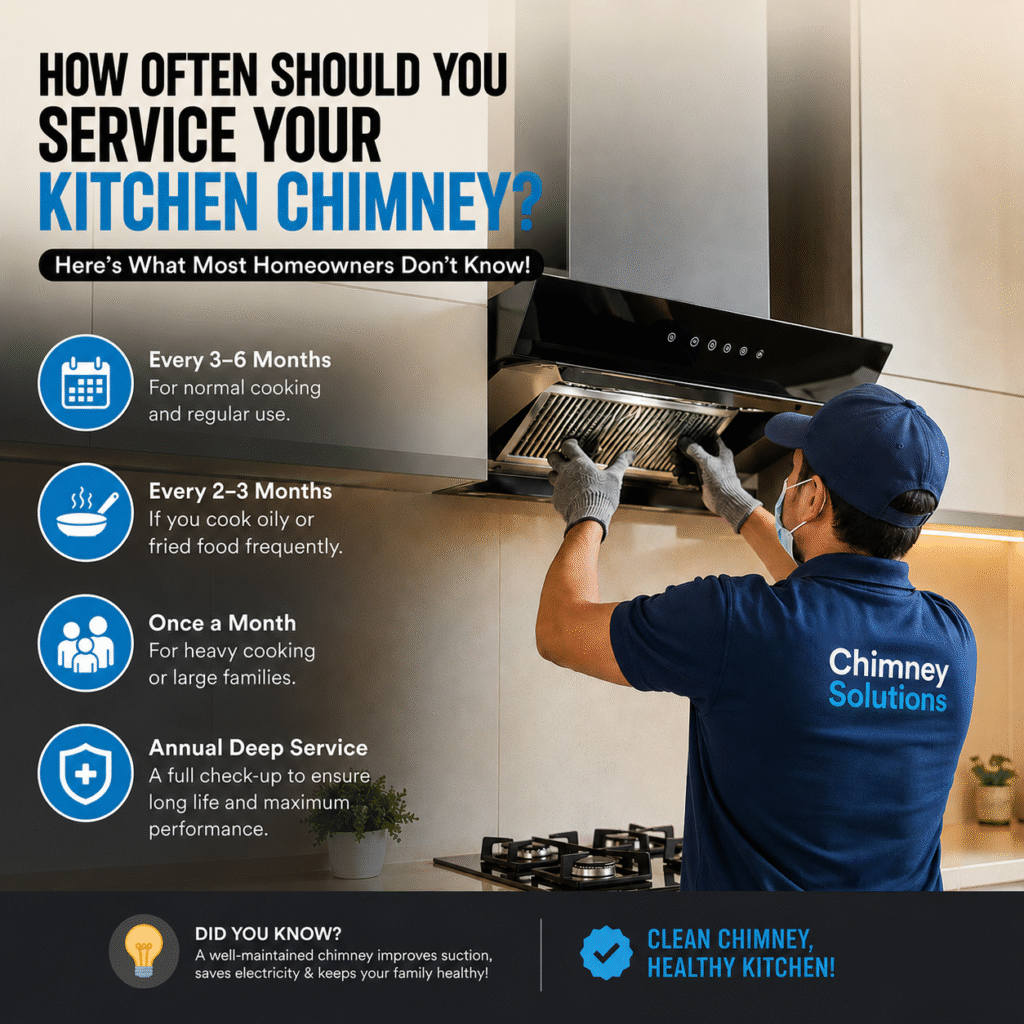 How Often Should You Service Your Kitchen Chimney? Here's What Most Homeowners Don't Know